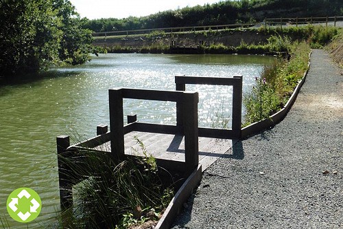 Fishing pontoon