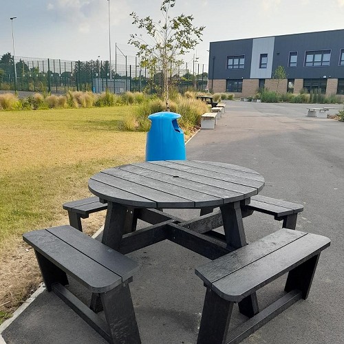 British recycled plastic school table