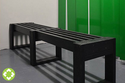 Gym locker room benches