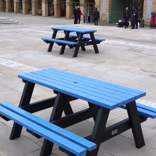 Coloured Picnic Tables