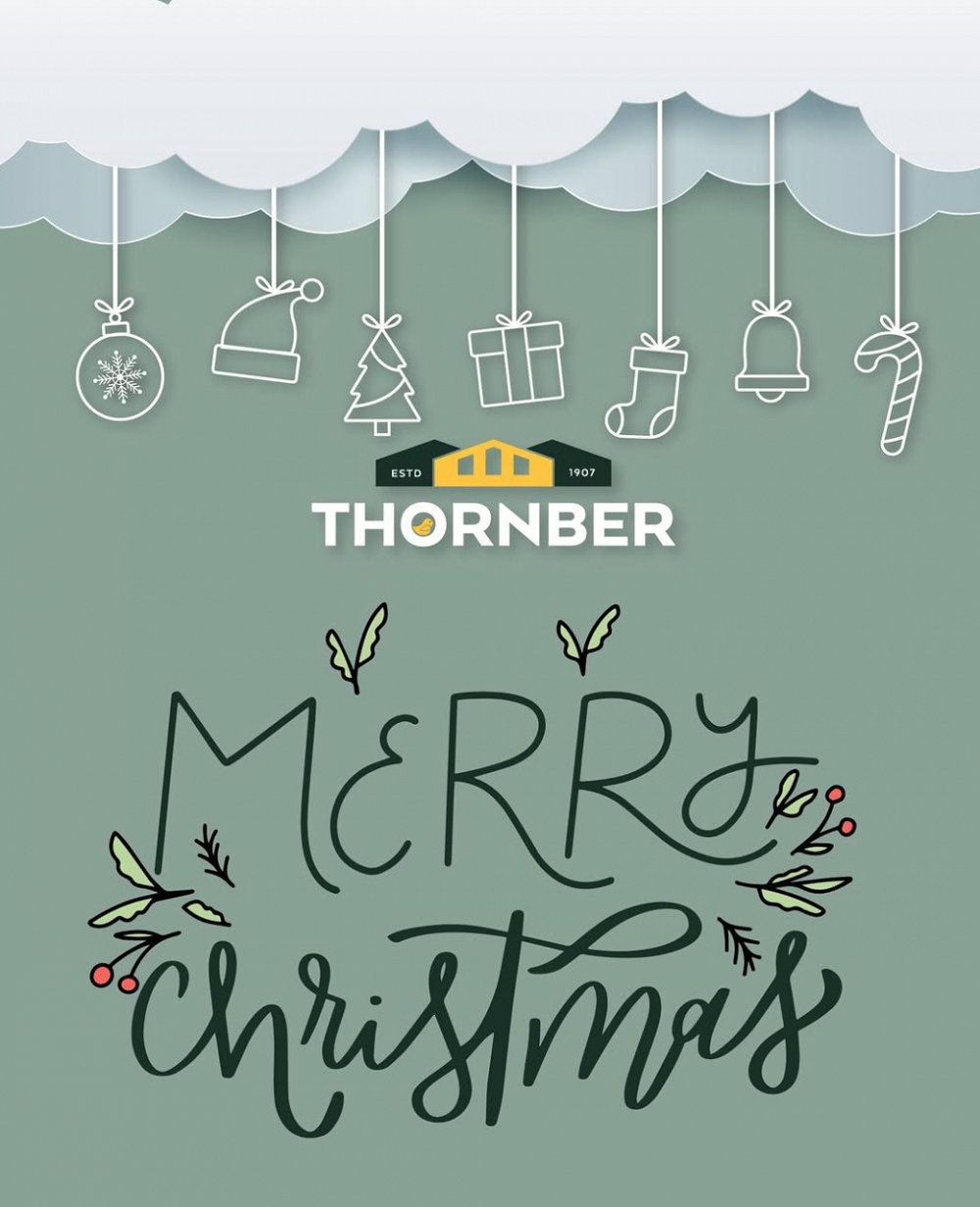 Merry Christmas and a happy New Year from everyone at Thornber.